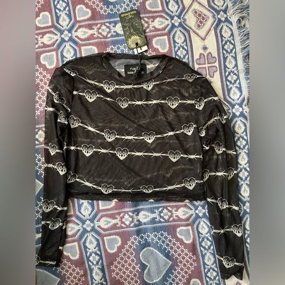 Trippy Redd Mesh Crop - Picture 1 of 2